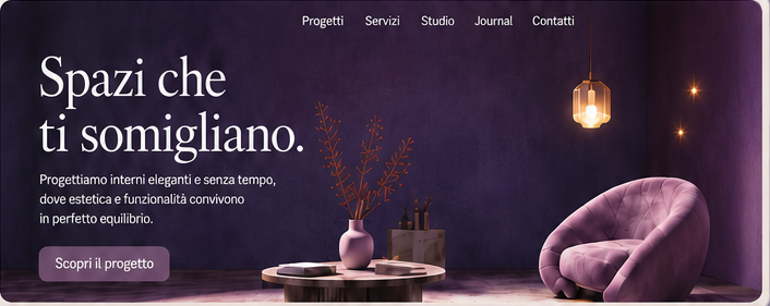 Anteprima del sito AUREA Studio